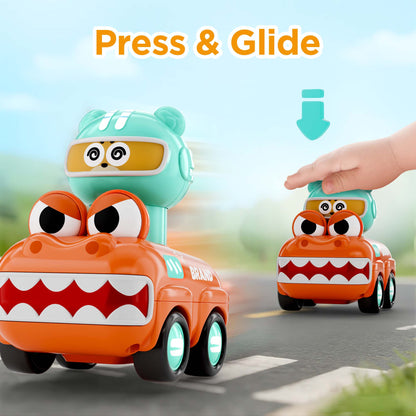 Press to Go Animal Car Toys for Toddlers