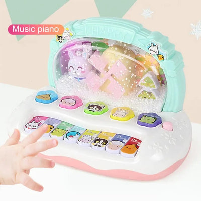 Kit de Piano de Animales de Nieve Brillante para Bebé - 349