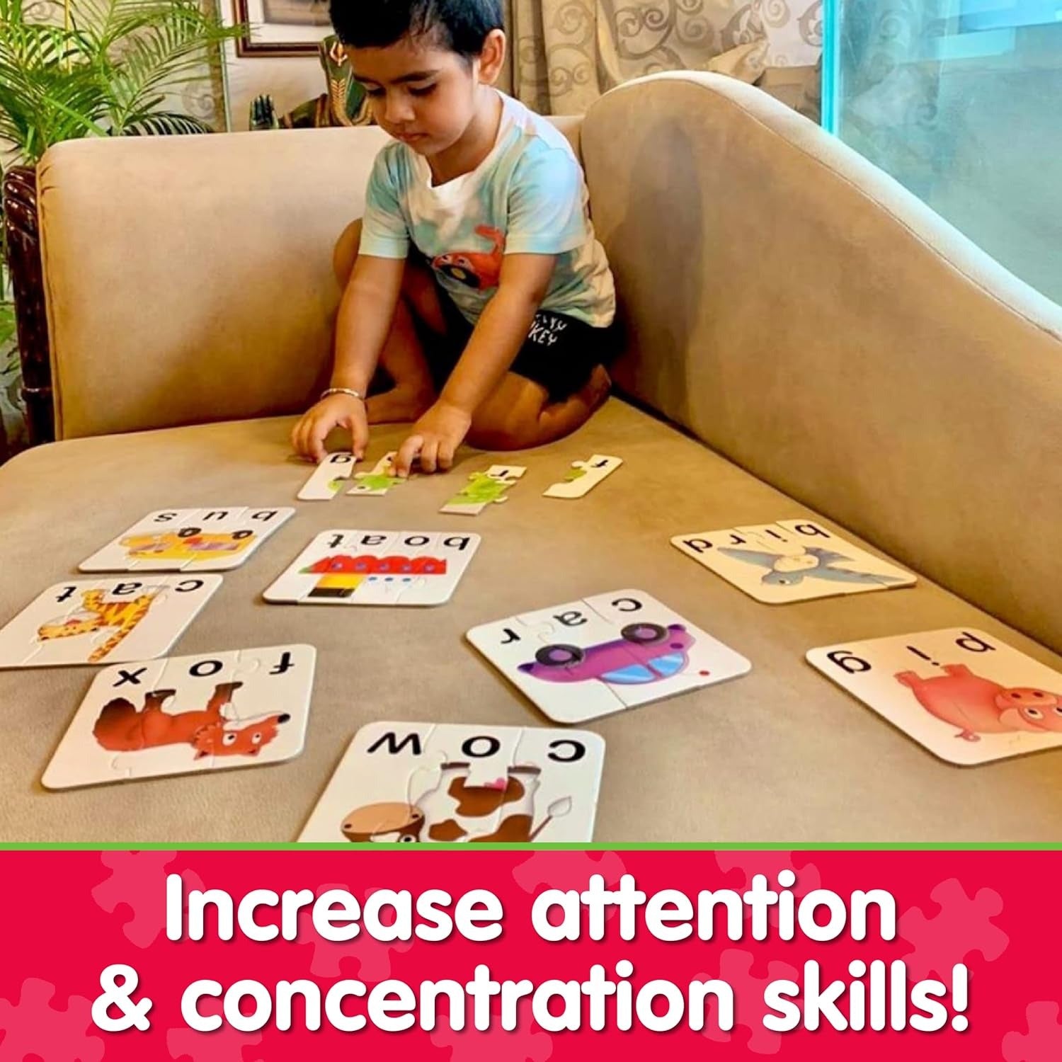 Match it Spelling 23 self correcting puzzle - 080