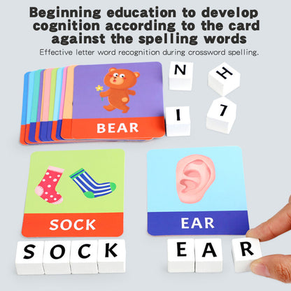 Wooden Learn to Spell Learning Kit Board - 105