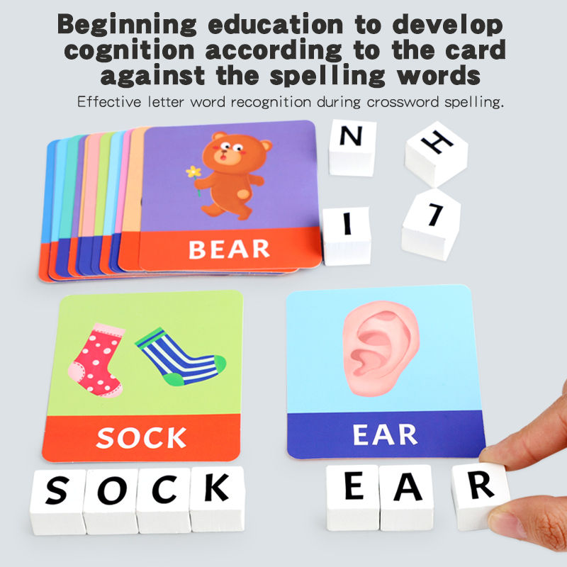 Wooden Learn to Spell Learning Kit Board - 105