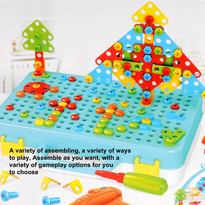 Kit d'outils de mosaïque créative pour perceuse électrique - 37A