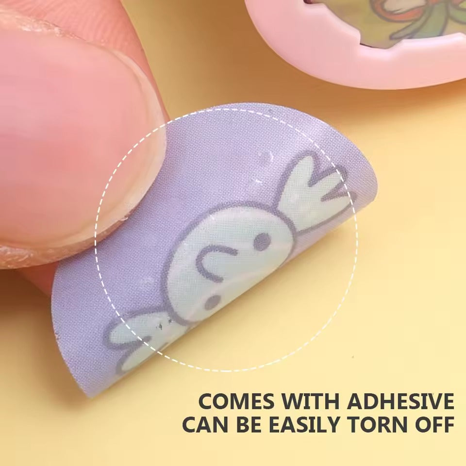 Autocollant de recharge de tampon magique créatif, moule de compression en velcro, lapin - 177