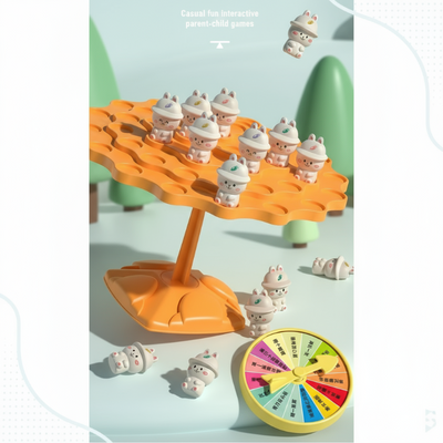 HappyBalance – Jeu de société amusant et intelligent – Jeu d'équilibre