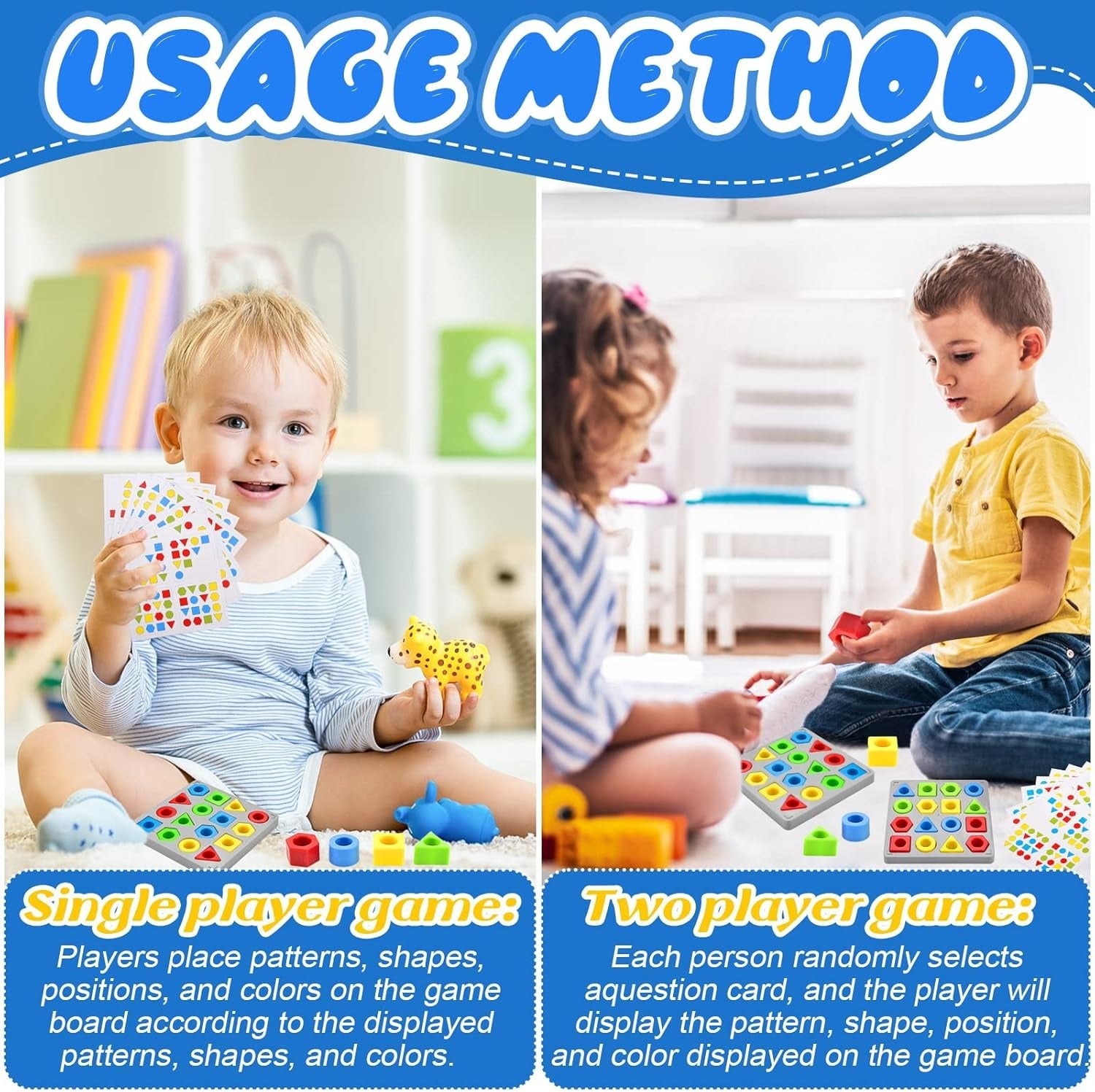 Shape Matching Challenge Pattern Game Multiplayer - B31