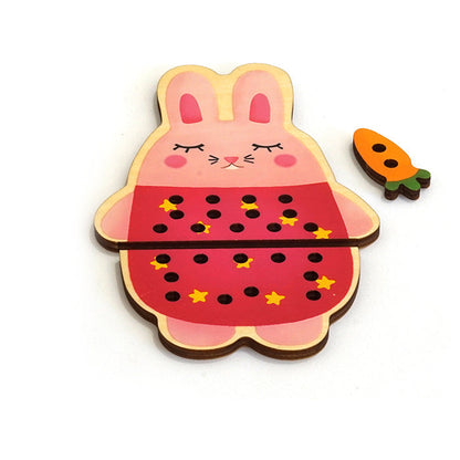 Animal Lace and Trace Activity Set Rope Toys