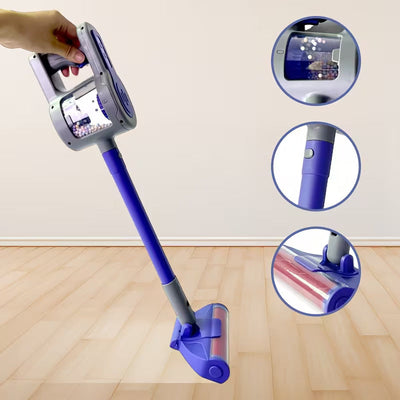 Aspirateur jouet électronique 4-en-1 violet pour enfant - 643