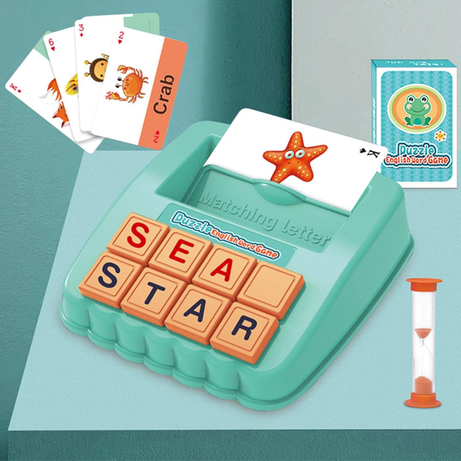 Jeu de cartes amusant d'association et d'orthographe de l'alphabet - 73C