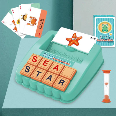 Jeu de cartes amusant d'association et d'orthographe de l'alphabet - 73C