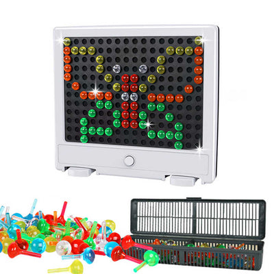 Glow the Light Peg Board Bead Kit - 111