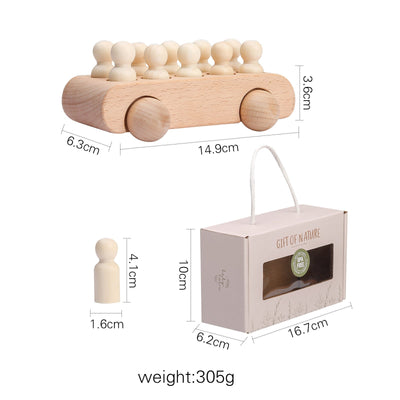 Wooden Multifunctional Early Education Puzzle Toys for Kids | Autism-Friendly Learning & Sensory Play