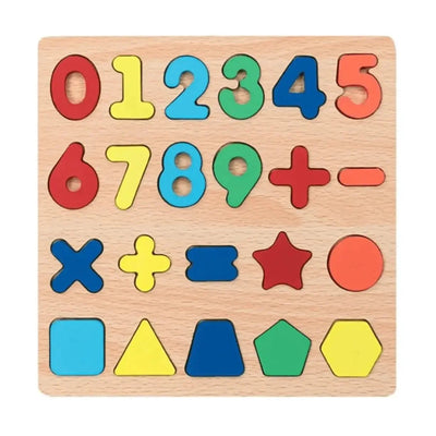 Formes de chiffres 3D 0 à 9 Mathématiques