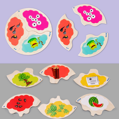 Wooden Evolution Puzzle-Mathematics toys