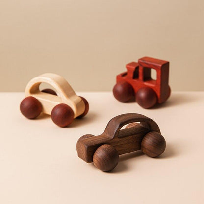 3pc Wooden Car Set