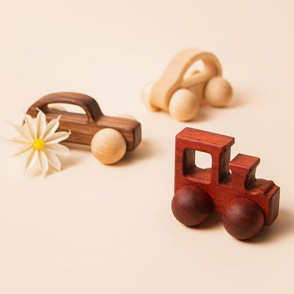 3pc Wooden Car Set