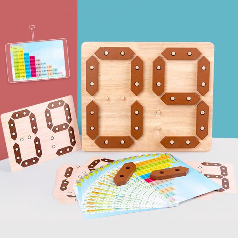 Digital Wooden Board for Addition Subtraction Learning - 032