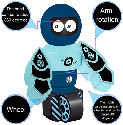 Planet Robots Magnetic Blocks Set - Mars 3