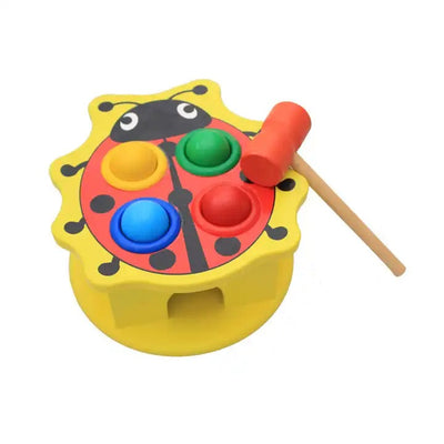 Wooden Pounding Animal Hammering Ball Set Random Design - 096