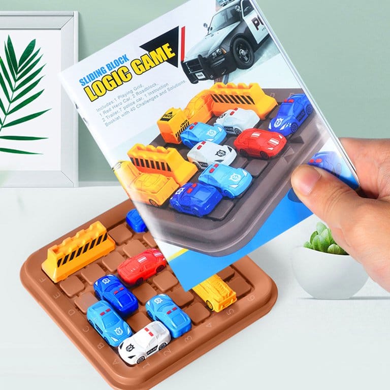 Jeu de logique de circulation dense avec solutions - 202