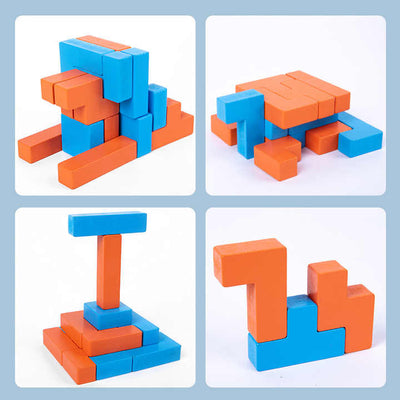 Cubos apilables para encajar formas - 741