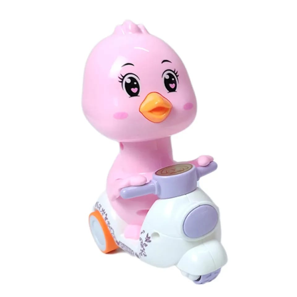 Press & Go Cartoon Chick Motorcycle - 866