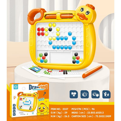 Pizarra de dibujo de cuentas magnéticas de pato - 337