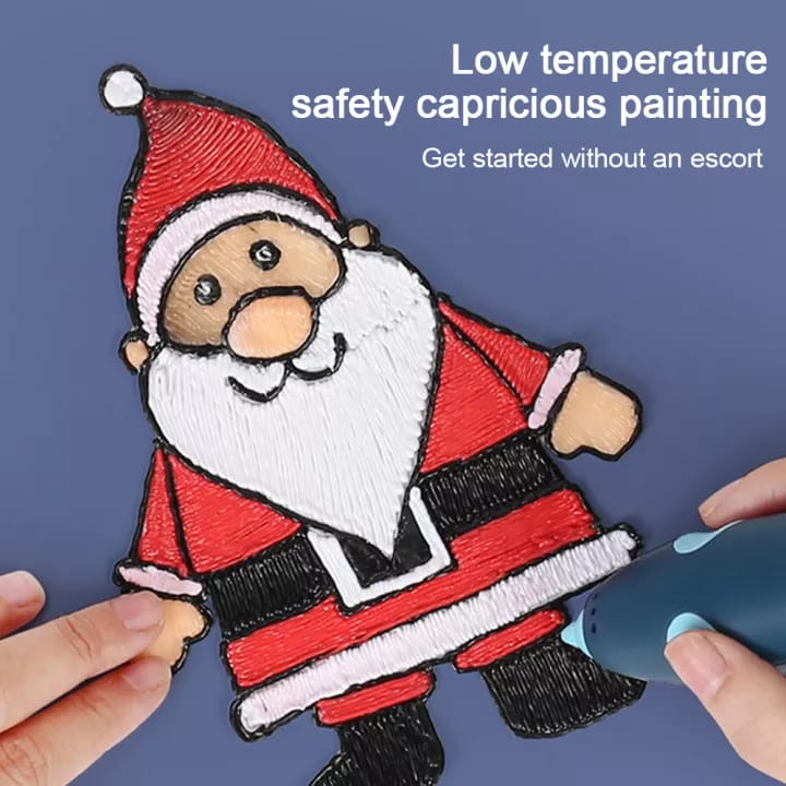 3D Pen - Rechargeable Fun Printing & Drawing Tool for Kids & Artists