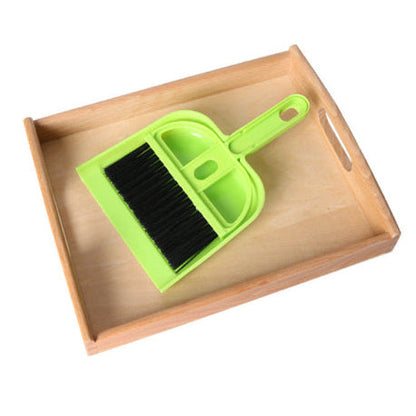 Montessori Broom and Dustpan with Tray- Practical Life