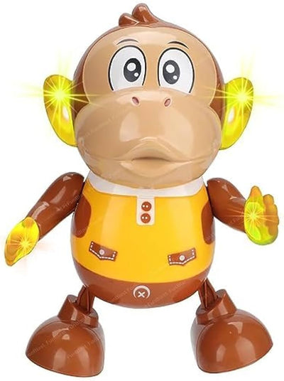 Fidtoy Swinging Musical Monkey Toy - Dancing, Singing, Lights and Sounds