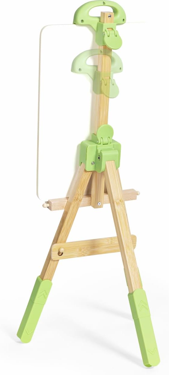 Chevalet Fidtoy en bambou pour enfants, set de dessin portable