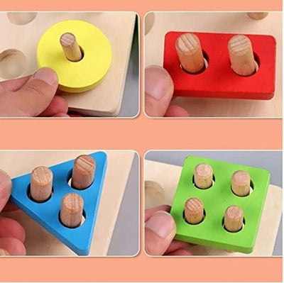 Jouet de pêche magnétique en bois Fidtoy pour enfants de 2 à 6 ans