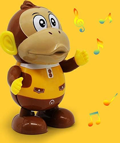 Fidtoy Swinging Musical Monkey Toy - Dancing, Singing, Lights and Sounds