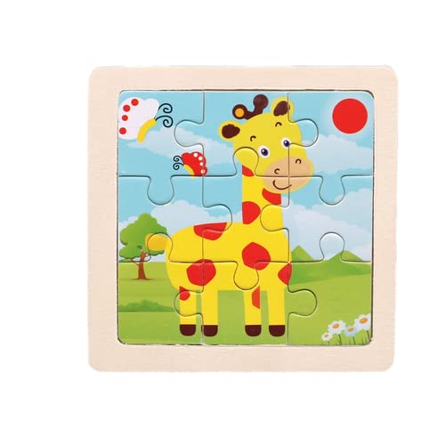 Lot of 10 Wooden Puzzles for Children