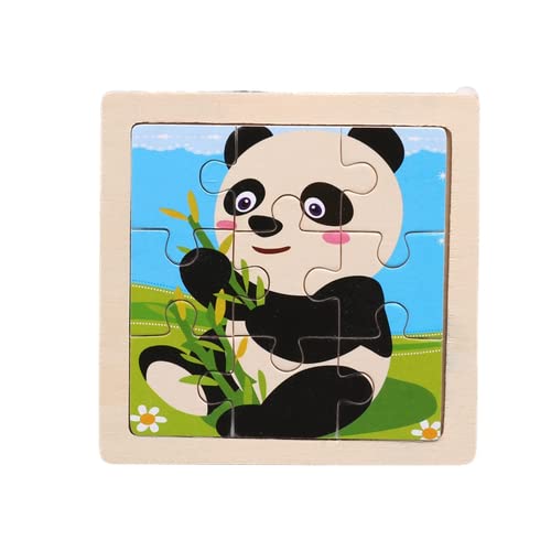 Lot of 10 Wooden Puzzles for Children