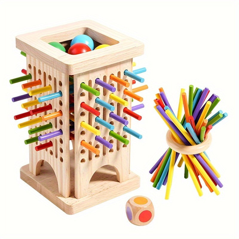 Fidtoy Interactive Wooden Board Game for Toddlers and Families Montessori Educational Play