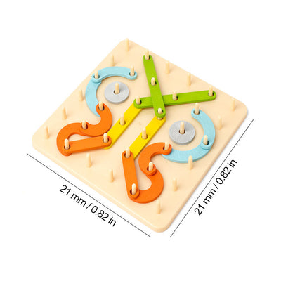 Puzzle à chevilles Montessori