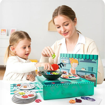 Jouets d'Imitation pour Enfants : Jeu de Cuisine avec Orthographe