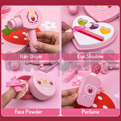 Juego de maquillaje y belleza de imitación