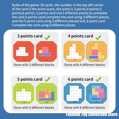 3D Tangram Multiplayer Challenging Block Foamic Game - 999