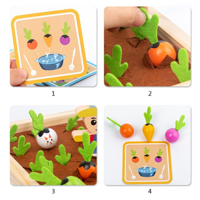 Harvest Game™ - Ontdek verschillende groenten - Educatieve moestuin