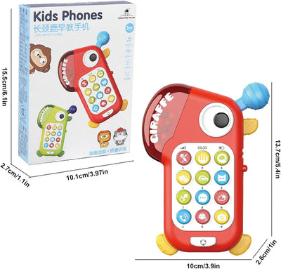 Juguete sensorial Fidtoy Learning con varias actividades para bebés, teléfono de juguete
