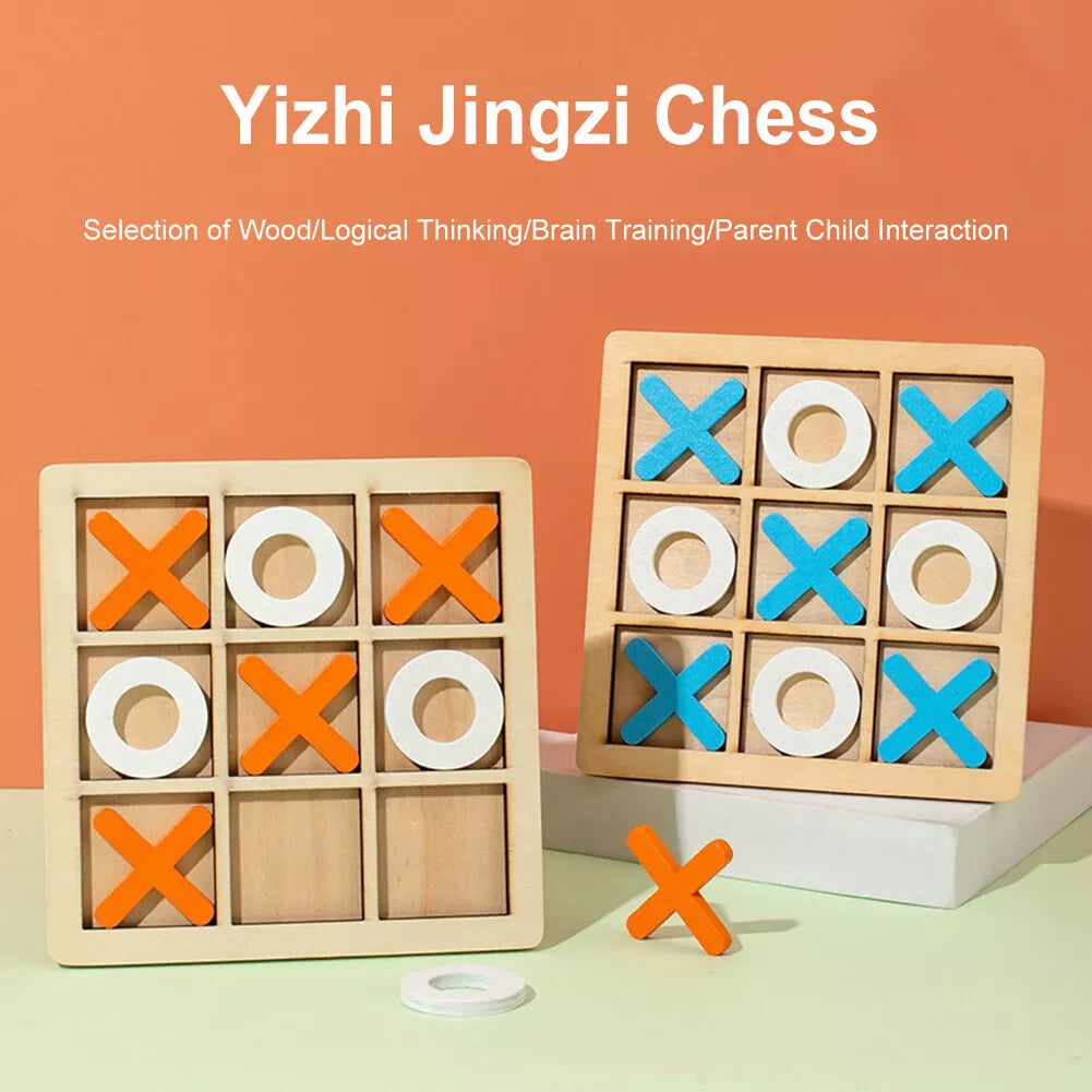 Wooden XOX Game Board