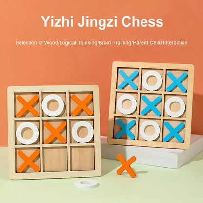 Wooden XOX Game Board