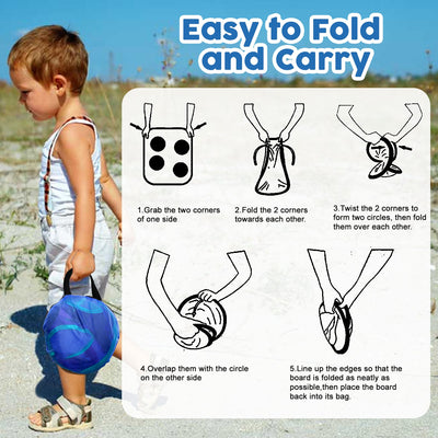 Fidtoy Ocean Bean Bag Toss Game 2 in 1 Outdoor Kids Game