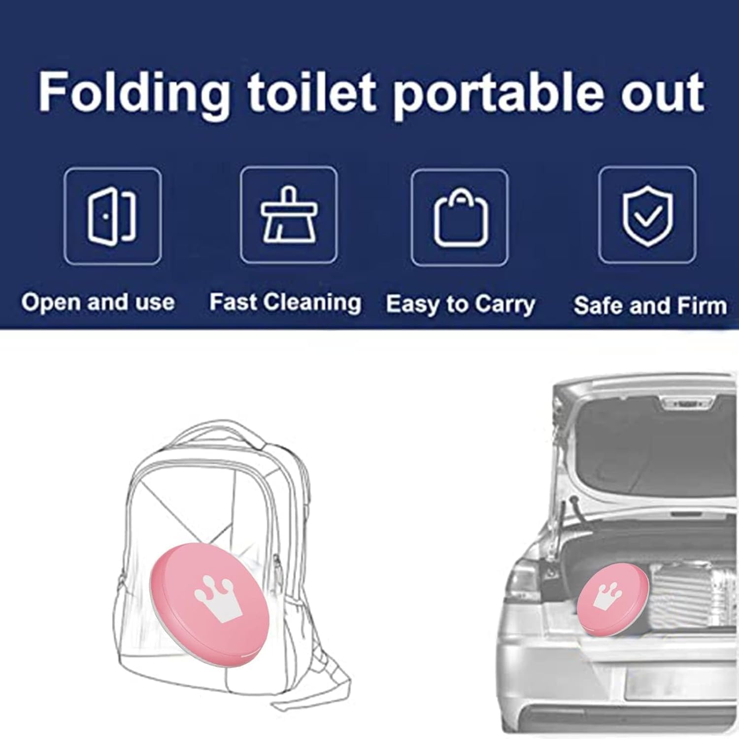 Portable and Foldable Potty Trainer
