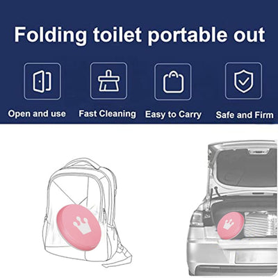 Entrenador de orinal portátil y plegable