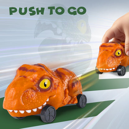 Kids Dinosaur Cars Launcher Toys Set