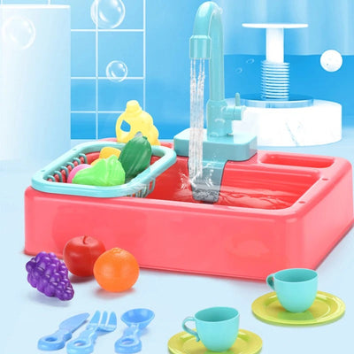 Kit de jeu d'imitation évier et lave-vaisselle de cuisine - 546