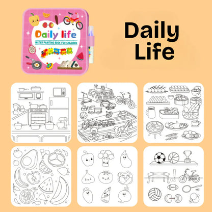 Montessori Water Coloring Book V2