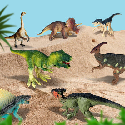 Fidtoy Big Dinosaur Toy Set with T-Rex Storage Box